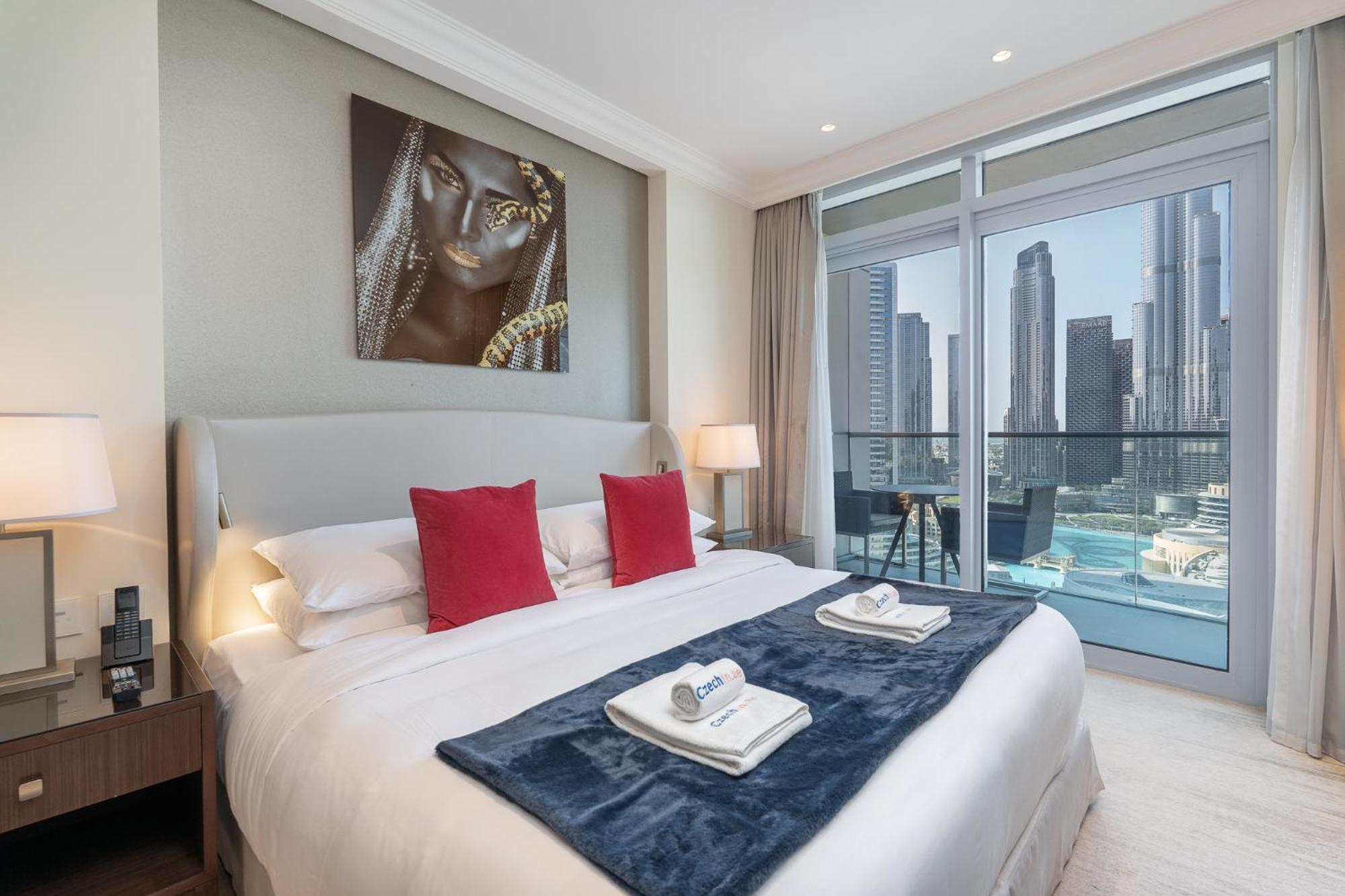 Downtown Elegance - 1br With Unmatched Burj Khalifa Views Appartement *