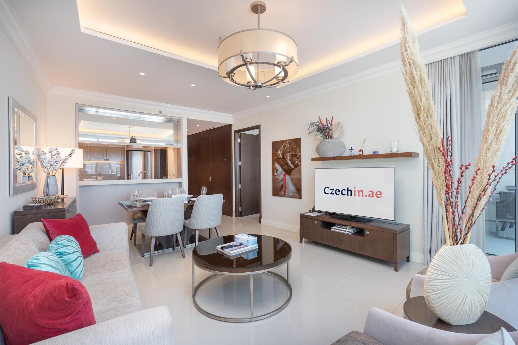 Appartement Downtown Elegance - 1br With Unmatched Burj Khalifa Views